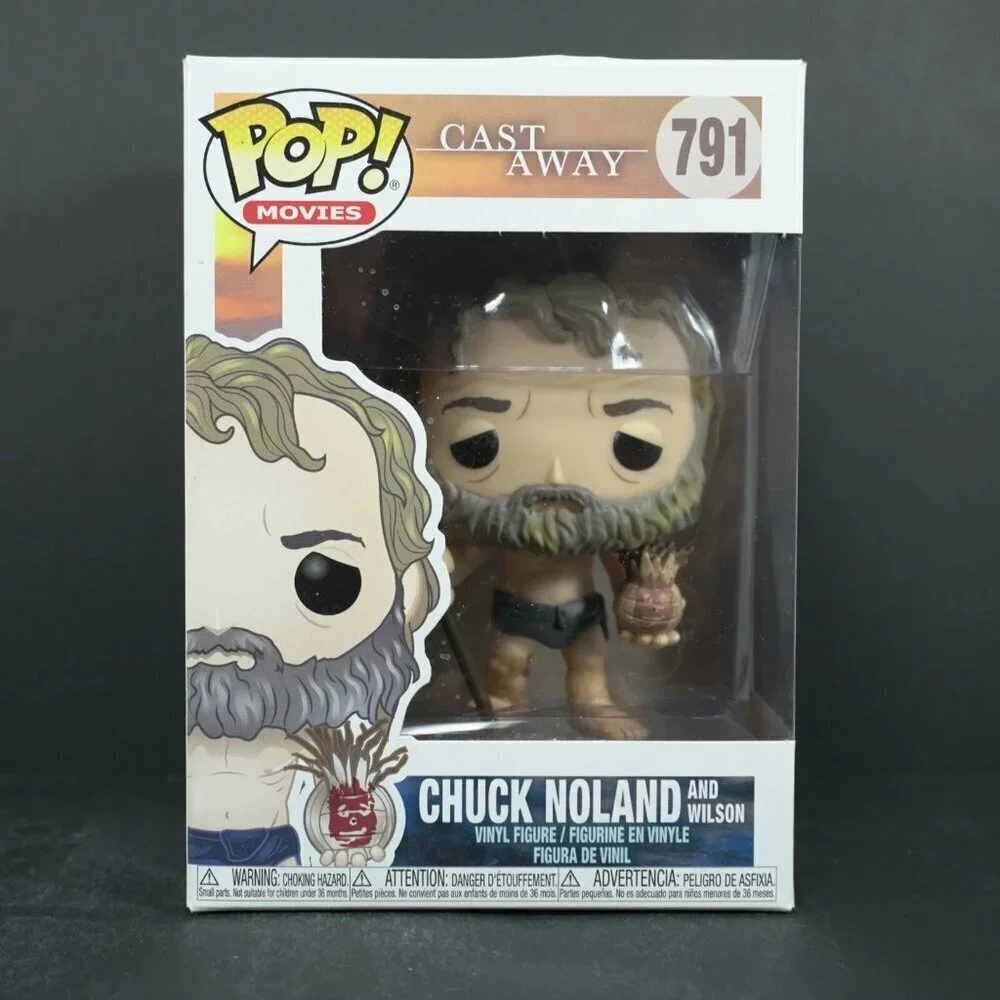 Funko Pop! Cast Away Chuck Noland and Wilson #791 Vaulted – Tom Hanks Movie Figu